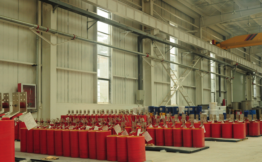 天津变压器厂家高低压包半成品区
